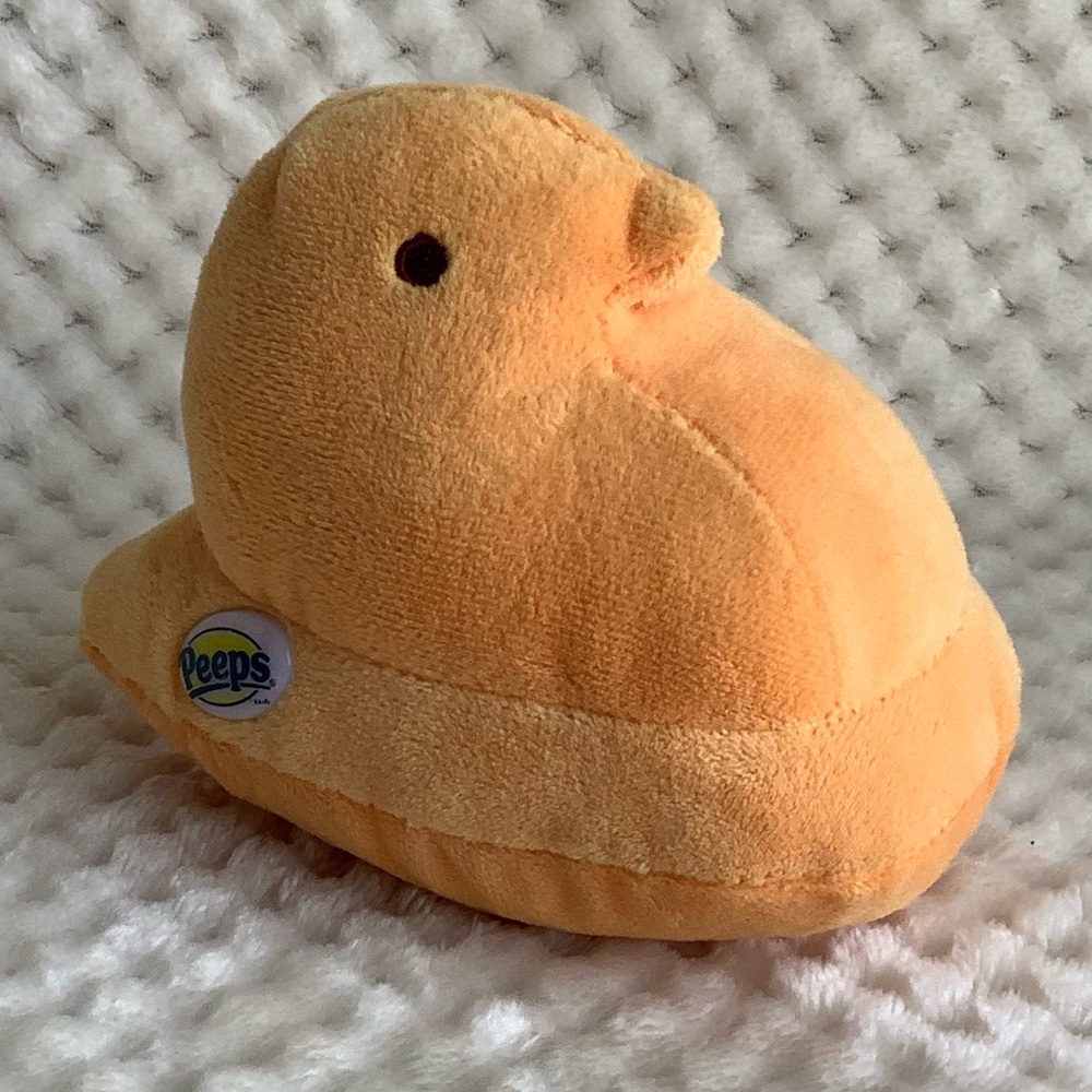 MTY International Orange Plush Peeps Just Born Stuffed Animal Chick 🐥
